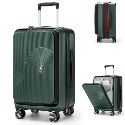 RAINSMORE Carry on Luggage Airline Approved, 20 Inch