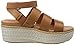 FitFlop Eloise Back-Strap Espadrille Wedges Light Tan 7 M (B)