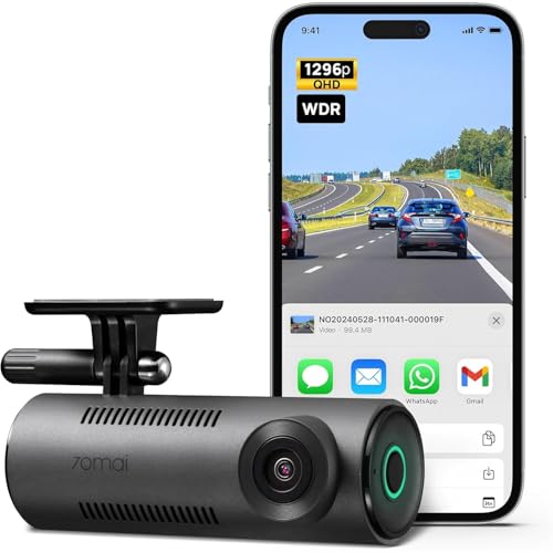 70mai M310 DashCam, 2K Resolution, Type-C Interface, Voice Control, MaiColor Vivid+ Solution, Night Owl Vision, WiFi & App, Optional Parking Mode, Upto 256GB Supported discount deal