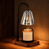 Marycele Vintage Candle Warmer Lamp with Timer Dimmer, Adjustable Height