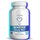Iron Repair Simply Heme Iron Supplement, Best Absorption & Gentle on Stomach, Monash Low FODMAP,...