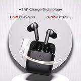 boAt Airdopes 141 42H Playtime, Beast Mode ENx Tech, ASAP Charge, IWP, IPX4 Water Resistance, Smooth Touch Controls Bluetooth Truly Wireless in Ear Earbuds with Mic (Bold Black)