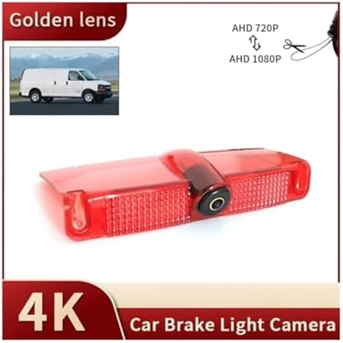 XEDLAMP Kamera cofania samochodu Kamera cofania, dla Express, dla Gmc, dla Savana, dla Explorer, dla Van Cargo 2003-2018 Ahd 1080 P(Black lens)