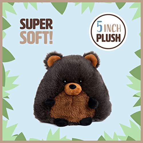 Kids Preferred Sustain A-Mals Kai The Black Bear Stuffed Animal Plush, Made With Recycled Materials #TOP4