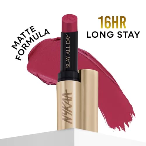Image of Nykaa Matte to Last No Transfer Long Lasting Lipstick (3.5g) (Rukmini)