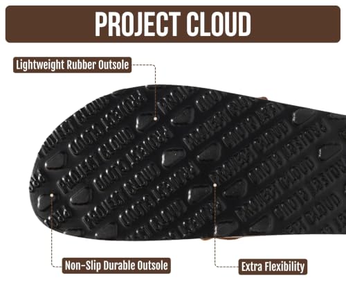 Image of Project Cloud 100% Genuine Leather Moccasin Style Clogs for Women (Carline) | Memory Foam Insole for Comfortability; Non-Slip and Durable Womens Clogs; Lightweight and Water-Resistant Mules for Women