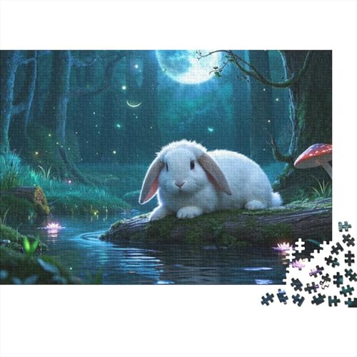 Rompecabezas de Conejo Lop 1000 Piezas: Una Obra de Arte Impresionante