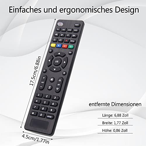 Universelle Fernbedienung FOXRMT für zahlreiche TV-Marken