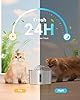 Cat Water Fountain Stainless Steel - 74oz/2.2L Corded Pet Water Dispenser Automatic Silent Cats Dispenser for Drinking Inside Indoor Metal Kitty Spout Fountain with 3 Filters & 3 Sponges #4