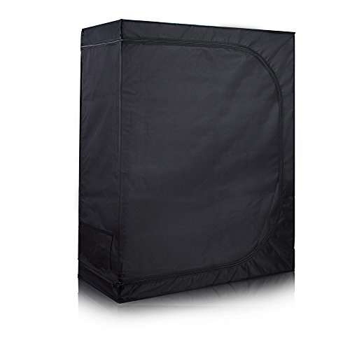 Oppolite 48"X24"X60" Indoor Grow Tent Room 600D Reflective Diamond Mylar Hydroponic Garden Growing Plant With Plastic Corner (48"X24"X60") #TOP1