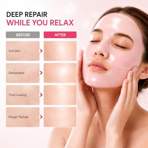 Image of PDRN Hydrogel Bio Collagen Sheet Mask | Pack of 5