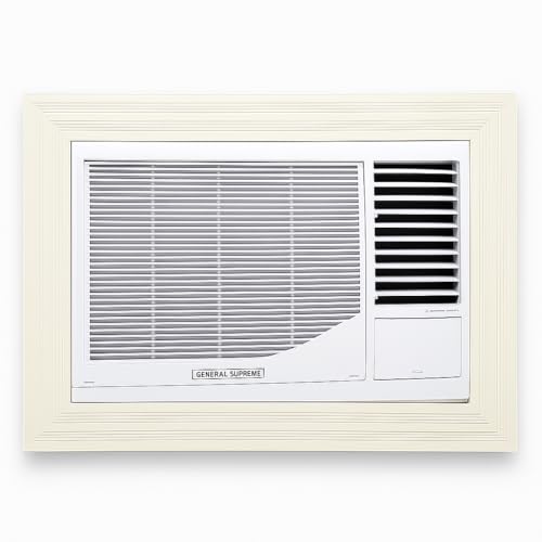 FRAME AIR CONDITIONER FRAME WOODEN LUXURY DECORATIVE TOUCH ELEGANT TURN THE COMPLETE ACTION OF THE AC, EASY TO CLEAN AND INSTALL AND REMOVE,