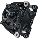 Mechman 390 Amp High Output Alternator compatible with Ram 1500, 2500, 3500 (5.7L & 6.4L Gas, 2011-2023) - Black