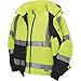 Northern Tool+Equipment Gravel Gear HV Men's Class 3 High Visibility 3-in-1 Bomber Jacket, Lime, Medium