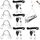 4 Stück Seilratsche mit Haken und 4 Stück Seilspanner, 1/8 Zoll Seilzug, Abspannseile mit Seilspanner Für Grow Light Armaturen Pflanzenlampe Gartenarbeit, Camping Seil