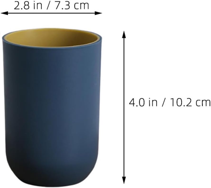 8pcs Toothbrush Holders for Bathroom - Lightweight Toothpaste Holders - Tumbler Cups Reusable Toothbrush Mouthwash Cup - Bath Counter Organizer