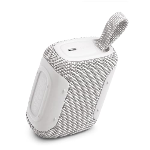 JBL Go 5 Portable Bluetooth Speaker, Waterproof and Dustproof - White - image 9
