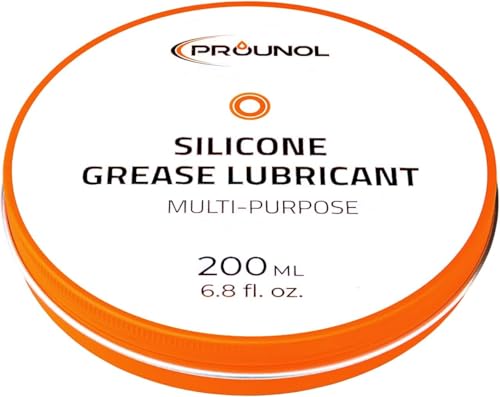 Prounol Grasa de silicona 100% pura, grasa dieléctrica de uso general, grasa de caucho HT impermeable