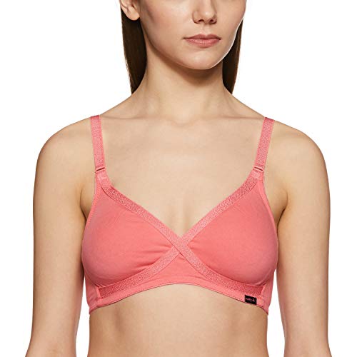Image of Amante Every de Pink Solid Non-Wired Non Padded Everyday Bra