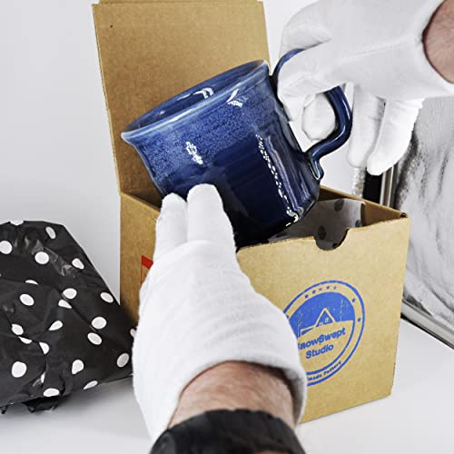 Taza de Cerámica Hecha a Mano 14oz Azul miniatura 5
