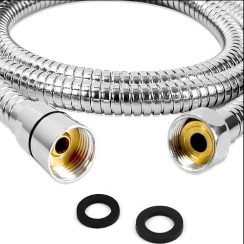 1 meter Bathroom Flexible Shower Tube | Hand Shower Hose Pipe | Health Faucet Tube Jet Spray ...