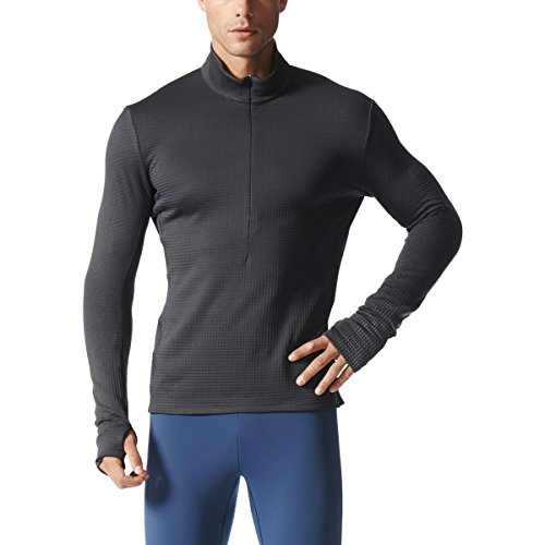 Adidas Running Climaheat tee-shirt zippé contre le froid pour courir