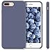 kwmobile Case Compatible with Apple iPhone 7 Plus/iPhone 8 Plus Case - TPU Silicone Phone Cover with Soft Finish - Lavender Grey
