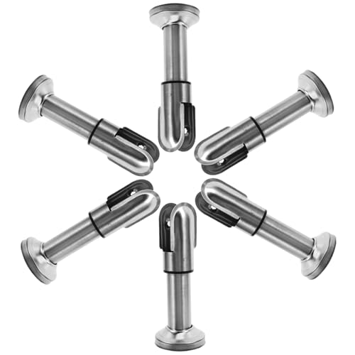 Fixation cloison WC instable | 6 supports de cloison pour toilettes anti-vibrations
