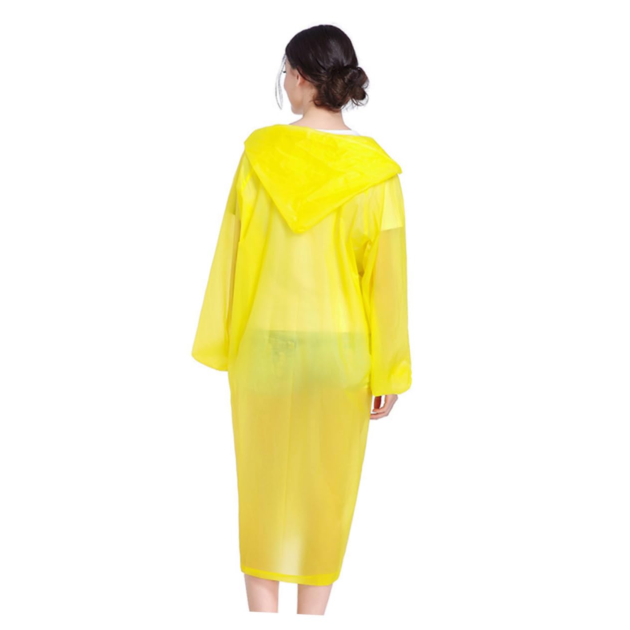 COLLBATH Poncho Leggero Adulti e per Peva Riutilizzabile Antipioggia a Cappuccio, 5 Pezzi, Pratico per Pesca e Parchi