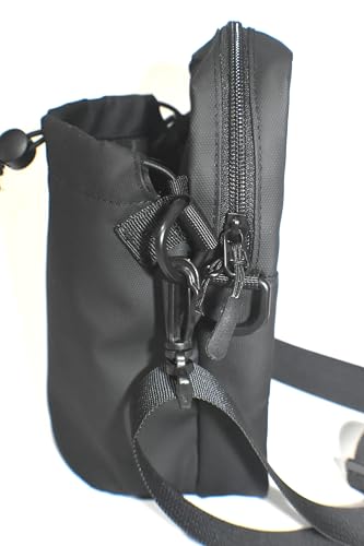 Magnetic Bottle Sling Bag for Gym, Travel, Sports, 5 Built-in Magnets, Black, bolsa magnetica de gimnacio para botellas para honbres y mujeres, camping bag2