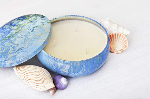 Hunter & Willow Citronella Candle With Lemon Verbena, Natural Soy Wax, 3 Wick, (12Oz) Large Single Pack, For Indoor, Outdoor, Patio And Camping. #TOP1