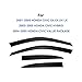 Window Visors Rain Guards for Honda Civic 2001 2002 2003 2004 2005, Out-Channel Window Vent Wind Deflectors Visors Shades for 01-05 Civic 4-Door Sedan