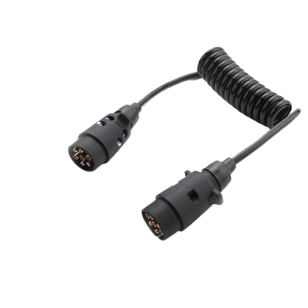 Acoplador de Cable de extensión para Remolque de Coche, 1,6 M, 7 Pines, Compatible con remolques automotrices