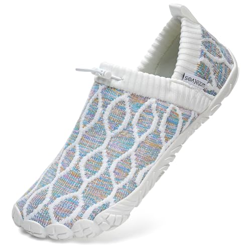 Image of WateLves Barefoot Water Shoes Women Men Minimalist Comfortable Walking Shoes Beach Outdoor Running Sneakers