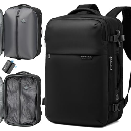 BOXFABLE Vacuum Seal Travel Carry On Backpack 60L Pump Fits