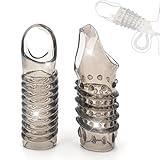 【Qualité supérieure】: Nos anneaux réutilisables sont conçus pour plus de commodité. Fabriqué en silicone de qualité supérieure. 【Plaisir amélioré】 Améliorez vos expériences intimes avec nos 2 anneaux réutilisables, aidant à maintenir une érection plu...