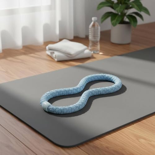 Aro de ejercicio de cintura con diseño continuo superficie suave y material fresco 3