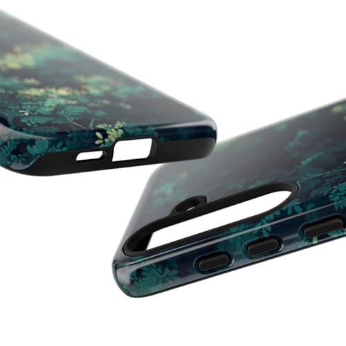 Coque Samsung S24 Plus feuillage vert foncé brillante et antichoc