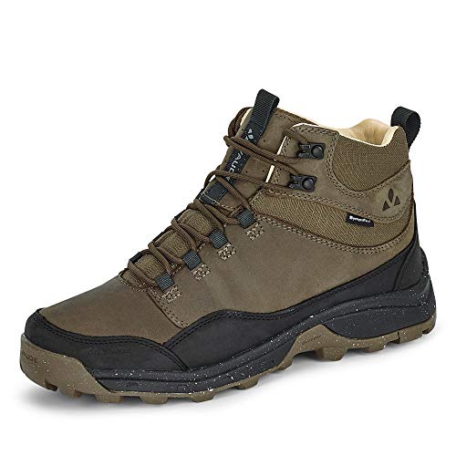 VAUDE wasserdichte Wanderstiefel für Damen “HKG Core Mid STX”, leichte Wanderschuhe für ausgiebige Touren, bequeme und rutschfeste Outdoorschuhe in braun - Größe 40