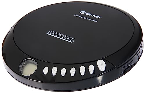 Discman Denver DM-24. Reproductor de CD portátil. Compatible con