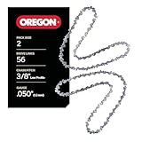 Oregon 2-Pack Chainsaw Chain 3/8' LP Pitch, .050' (1.3 mm)...