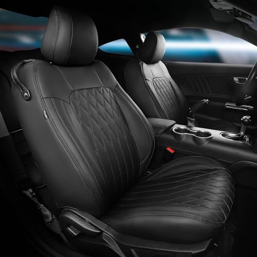 Custom for Ford Mustang Coupe Seat Covers 2015-2025 - Custom-Fit ...