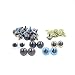 Big Giant 20/22/24mm Plastic Safety Eyes for Teddy Bear Doll Animal Puppet Craft (24mm, Mixed)