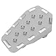 Aramox Motorrad Bremspedal Extender, Aluminium Hinterer Fußbremshebel Pedalverlängerung Vergrößern Extender Pad CNC Aluminiumlegierung Passend für S1000XR 2015‑2018(Titan)