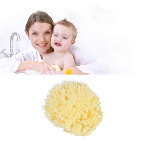 Lurrose 2 pçs/pacote Esponjas de banho Esponja natural para animais Honeycomb esponja de lavagem de