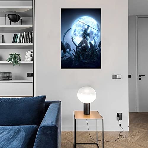 Llk Cute Room Decor Aesthetic Aliens Vs Predator Hot Movie Wall Art Picture Painting Poster Canvas Print Posters Artworks Bedroom Living Room Decor 16X24Inch(40X60Cm) #TOP2