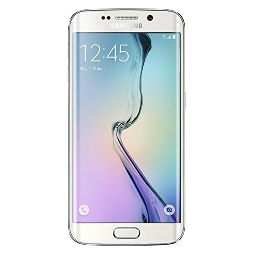 Samsung Smartphone Galaxy S6 Edge (12,9 cm (5,1 pollici), memoria 32 GB, Android 5.0), bianco [T-Mobile Branding]