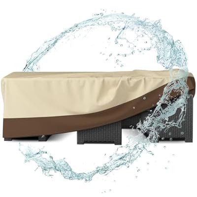 Patio Furniture Covers Waterproof Heavy Duty for Table and Chairs, Rectangular Outdoor Furniture Set Cover, Anti-Fade, Tear/Water Resistant Patio Furniture Set Covers, 110"L x 84"W x 28"H