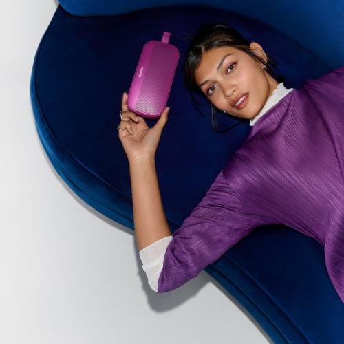Image of Bose SoundLink Flex Bluetooth Speaker (2nd Gen) - Portable Outdoor Speaker with Hi-Fi Audio, Waterproof and Dustproof, USB-C, Up to 12 Hours Battery Life, Rosewood Mauve - Limited Edition Color