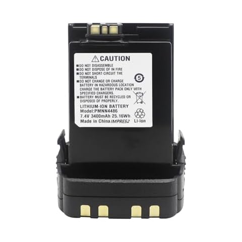 AWEDAS PMNN4486 PMNN4486A PMNN4485A PMNN4485 Battery Compatible for Motorola impres 2 Battery APX6000 APX7000 APX8000 SRX2200 NNTN7038 NNTN7038A NNTN7038B Battery Cover